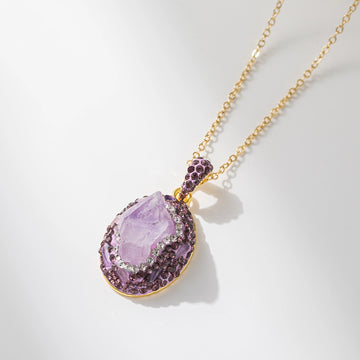 Purple necklace