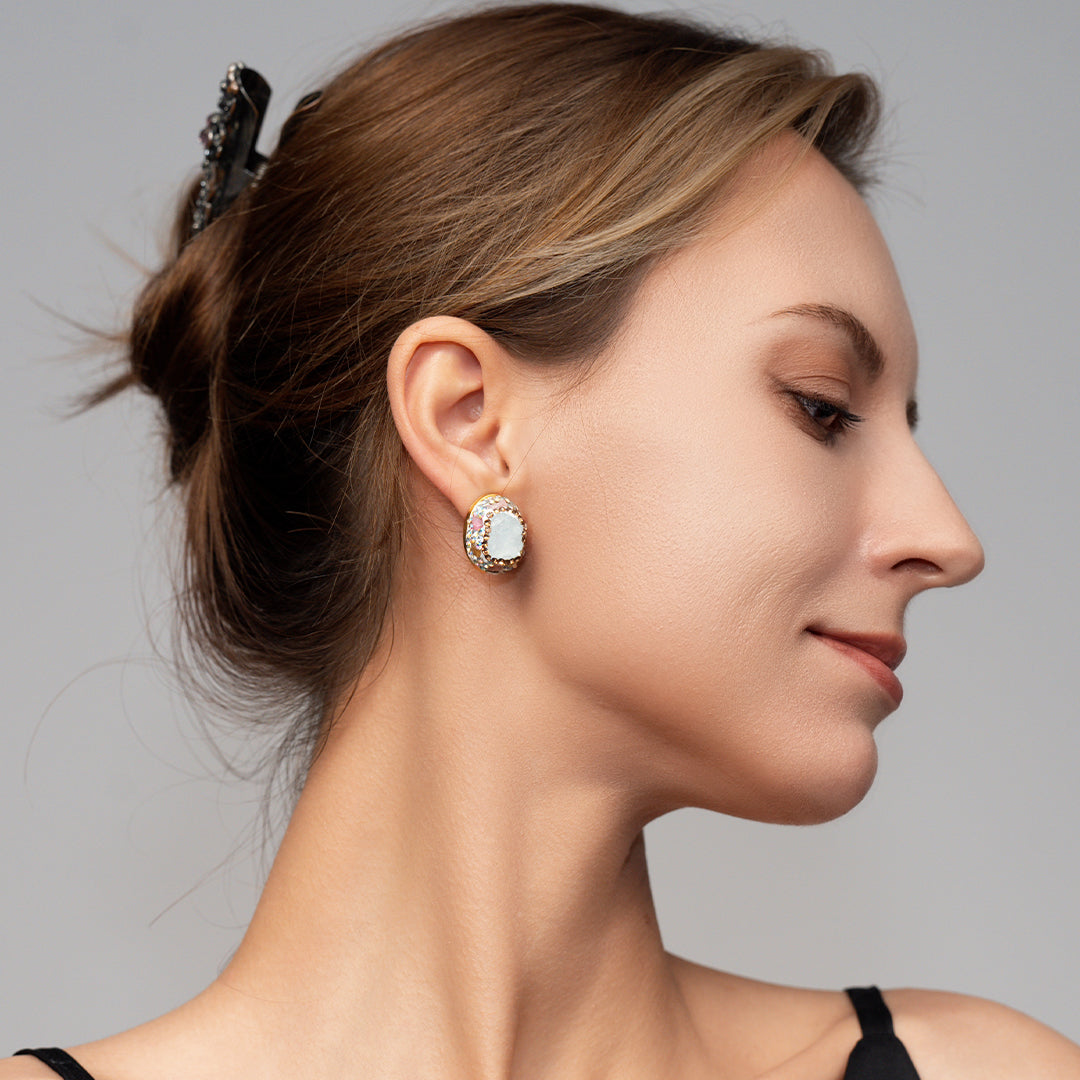Blue earrings