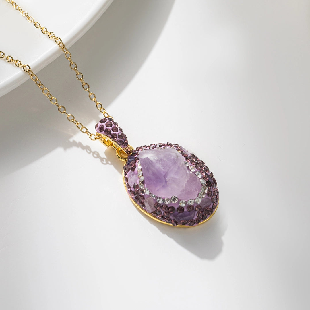 Purple necklace